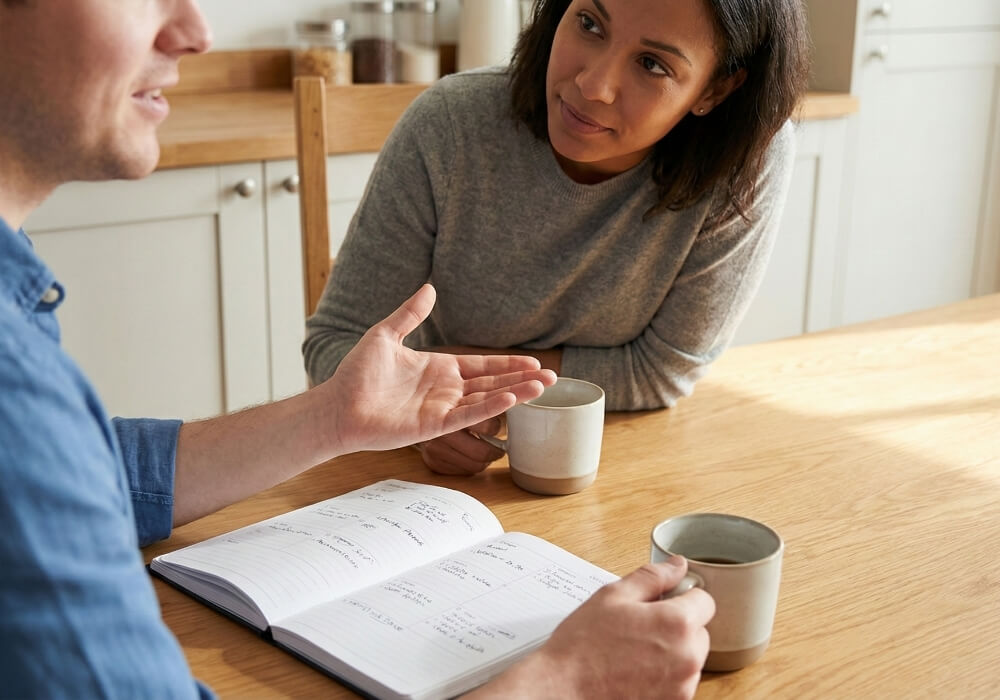 discussing relationship limits calmly