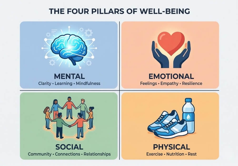 four pillars of building emotional resilience