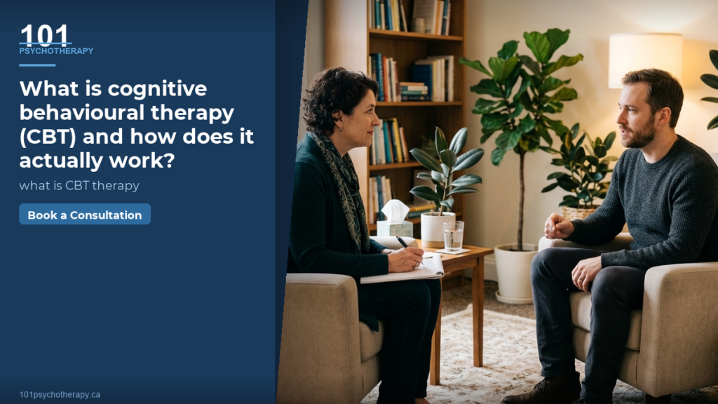What is cognitive behavioural therapy (CBT) and how does it actually work?