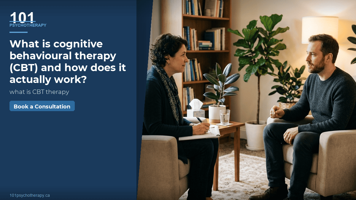 What is cognitive behavioural therapy (CBT) and how does it actually work?