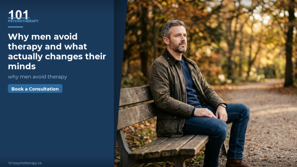 Why men avoid therapy and what actually changes their minds